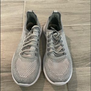 APL Silver Grey Shoes 8 Sneaker Tennis Shoes